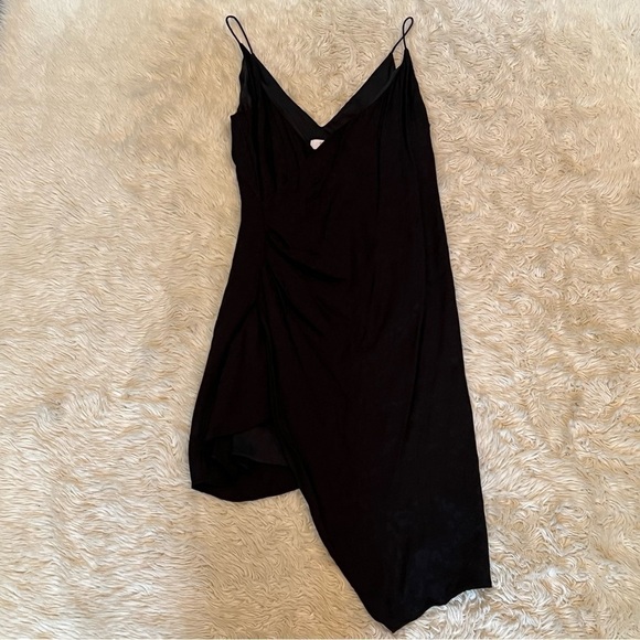 Cushnie x Target Asymmetrical Black Leopard Print Dress - Size 4 - Picture 3 of 6